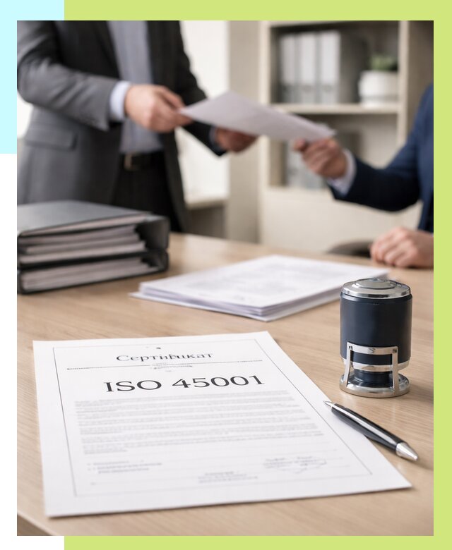 Сертификат ISO 45001 в Котласе под ключ от 46634 р. | Сертэкс